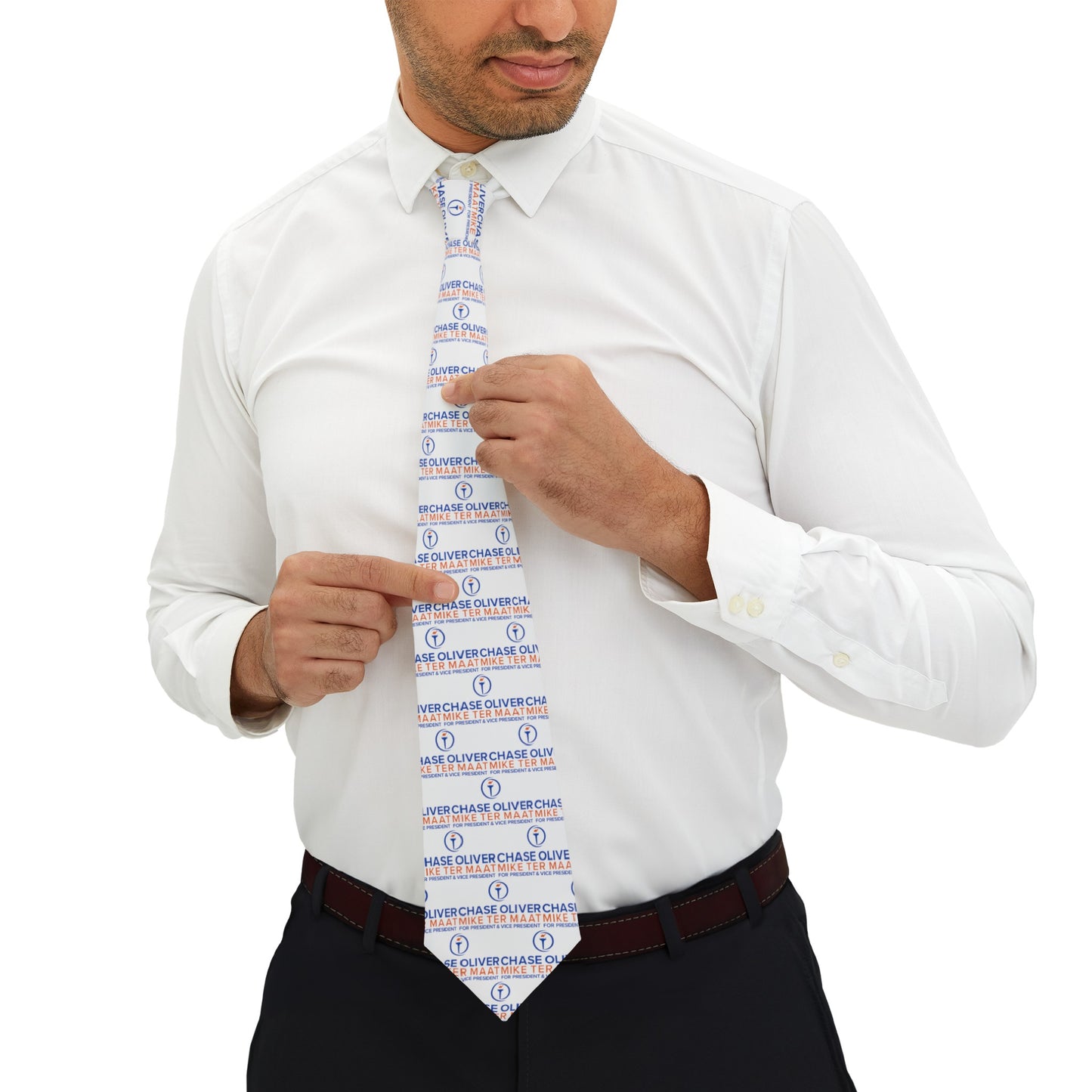 Campaign Necktie (white)