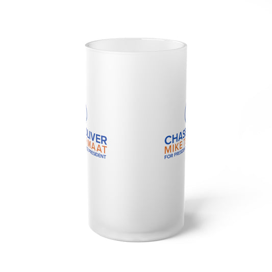 Campaign Frosted Glass Beer Mug