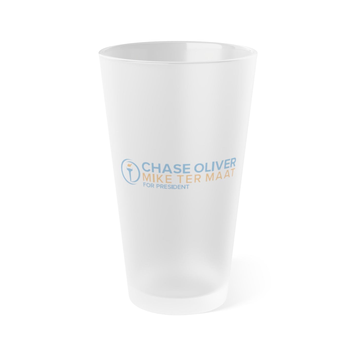 Campaign Frosted Pint Glass, 16oz