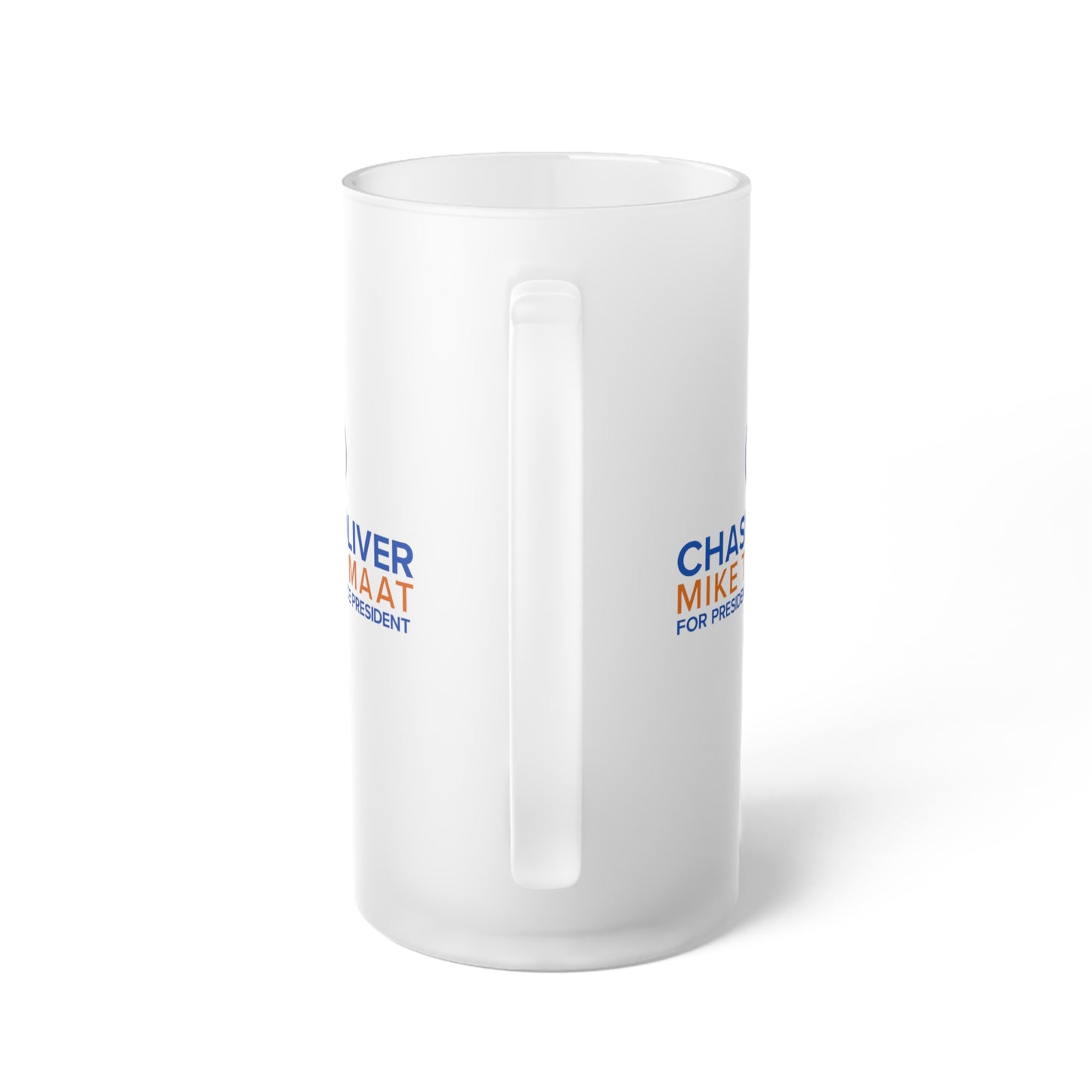 Campaign Frosted Glass Beer Mug