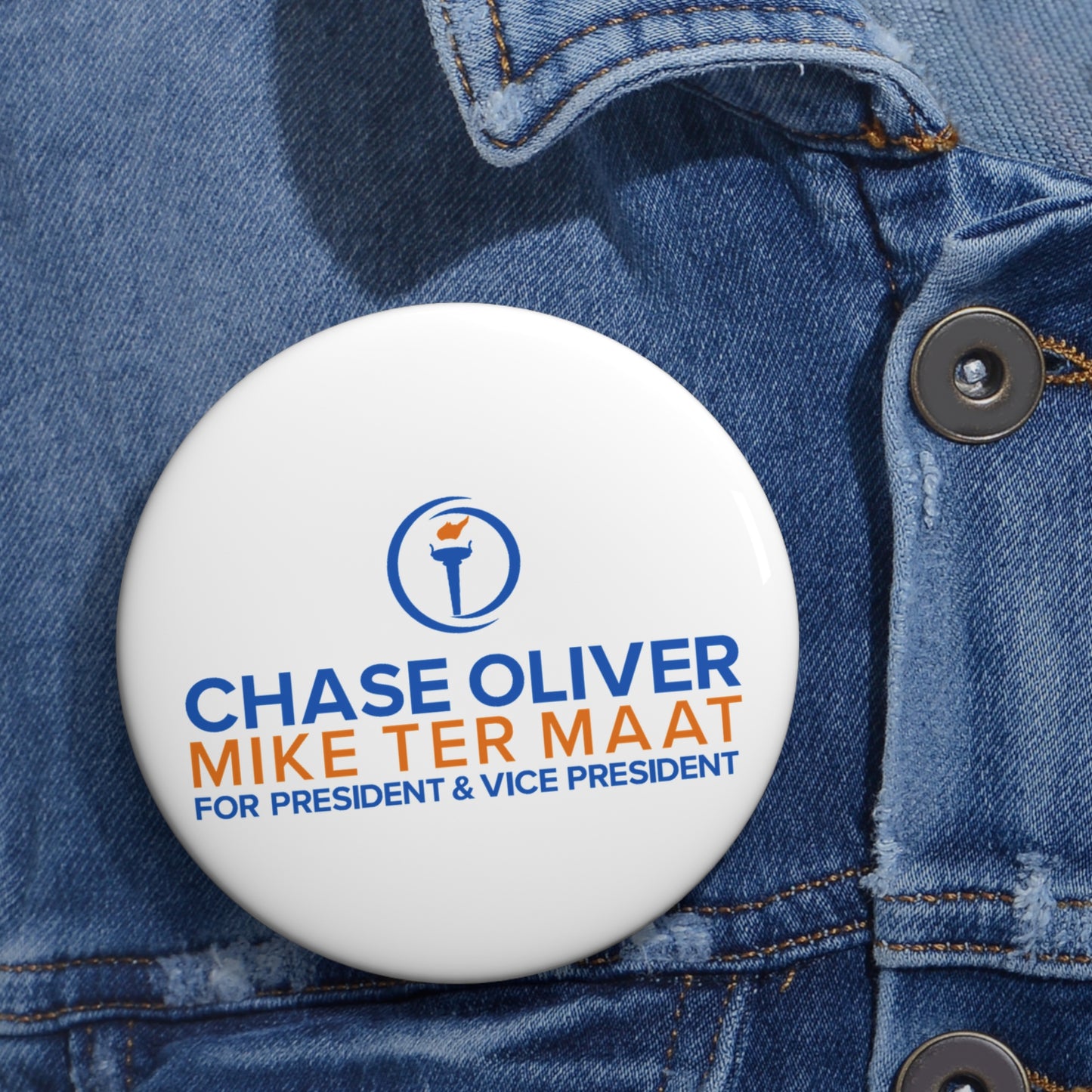 Campaign Buttons (white)